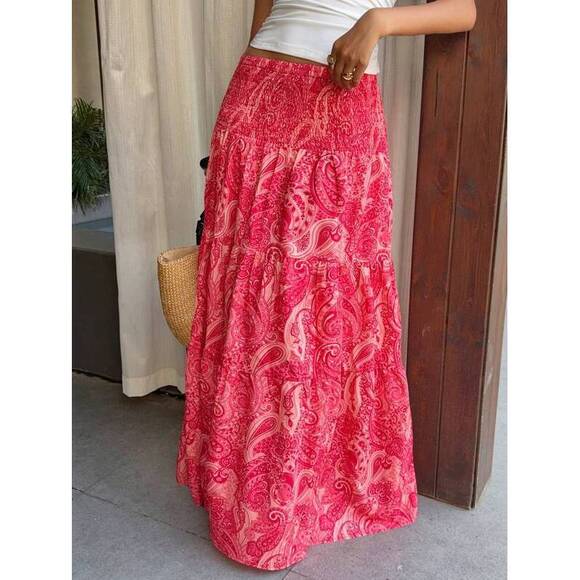 Dresses & Skirts - Sunnyshic Bohemian Print Skirt, Daily Wear